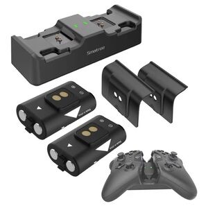 Smatree Rechargeable Battery Dual Charging Dock  Xbox One S X Elite Controllers